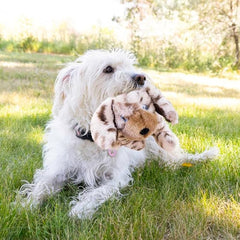 KONG Toughz Durable Plush Dog Toy - Long-Lasting Soft Chew Toy for Aggressive Chewers, Safe & Interactive for Dogs (Pup)