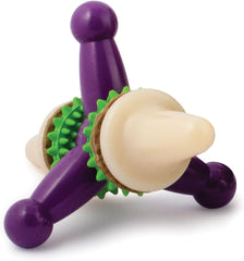 PetSafe Busy Buddy Treat Holding Jack Dog Toy – Strong Chewers - Challenging - Treat Rings Included