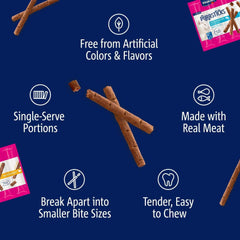 Vitakraft PurrSticks Meaty Cat Sticks - Chicken with Salmon - Segmented and Breakable Meatstick - Deliciously Tender