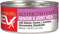 Evanger's EVX Restricted Diet: Senior and Joint Health Canned Cat Food - 24, 5.5 oz Cans