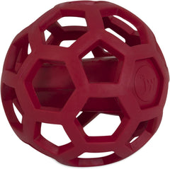 JW Pet Hol-ee Giggler Dog Toy Puzzle Ball, Natural Rubber