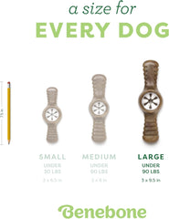 Benebone Pawplexer Interactive Treat Dispensing Tough Dog Puzzle Chew Toy, Made in USA, Real Bacon Flavor