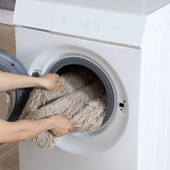 Arlee Donut Round Pet Dog Bed - Memory Foam - Calming Reduce Anxiety - Shaggy Vegan Fur - Assembled USA, Teal