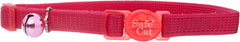 Safe Cat Adjustable Breakaway Collar with Bells, Pink Flamingo