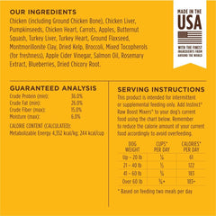 Instinct Raw Boost Mixers, Freeze Dried Dog Food Topper, Grain Free - Cage Free Chicken