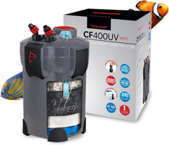 Aquatop® 4-Stage Canister Filter White Color with UV 9W-370 GPH