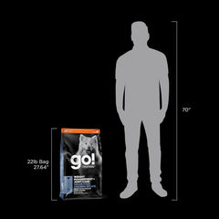 Go! Solutions Weight Management + Joint Care, Grain-Free Dry Dog Food, Chicken Adult and Senior Recipe