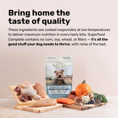 Badlands Ranch Superfood Complete, Air-Dried Adult Dog Food - High Protein, Zero Fillers, Superfood Nutrition by Katherine Heigl (11.5 oz., Premium Chicken)