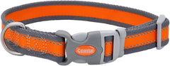 Coastal Pet - Pro - Reflective Adjustable Dog Collar, Bright Orange with Grey