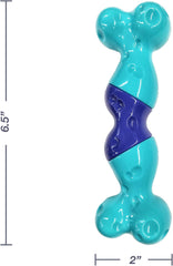 Nylabone Twist 'N Chew Dog Toy, Enrichment Puzzle Toys for Dogs, Perfect for Aggressive Chewers, Bacon & Beef Jerky Flavor, Large - Up to 50 lbs, 1 Count