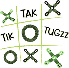 Jolly Pets TIK-Tak-Tugzz Rope Dog Toy