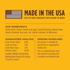 Instinct Healthy Cravings Grain Free Real Chicken Recipe Natural Wet Cat Food Topper by Nature's Variety, 3 Ounce (Pack of 24)