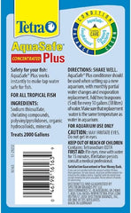 Tetra AquaSafe Plus, Aquarium Water Conditioner And Dechlorinator