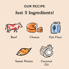 Bocce's Bakery - Limited Edition Wheat-Free Dog Treats, Burgers & Fries Biscuits, 5 oz