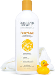 Veterinary Formula Smart Coat Complex Puppy Love Extra Gentle Tearless Shampoo – for Pups Over 6 Weeks – with Fresh Scent, Long-Lasting Clean – Won't Dry Out Delicate Skin