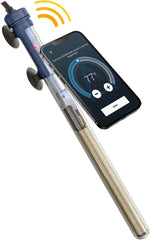 Sicce Scuba Aquarium Fish Tank Heater Smartphone Controlled via NFC Contactless App Adjustable | Submersible for Marine Saltwater and Freshwater | Run Dry Protection
