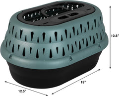 Petmate Dog Crates for Small Dogs & Cat Carriers, One-Door Plastic Pet Kennel, Front Loading, Made in USA