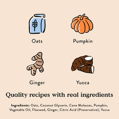 Bocce's Bakery Digestive Support Dog Treats, Wheat-Free Pumpkin Ginger, 6 oz Bag