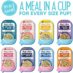 Weruva Meals 'n More Natural Wet Dog Food, Steak Frites Dinner Plus Skin & Coat Health (Pack of 12)