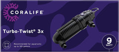 Coralife Aquarium Fish Tank Marine Salt Water Turbo-Twist UV Sterilizer