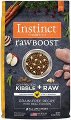 Instinct Raw Boost, Natural Dry Dog Food with Freeze Dried Pieces, High Protein, Grain Free Recipe - Real Chicken