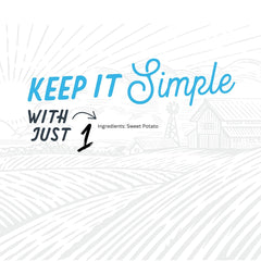 Farmland Traditions Dogs Love 100% Sliced Sweet Potato Jerky