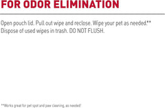 Nature's Miracle Deodorizing Bath Wipes Sunkissed Breeze Scent, 100 ct