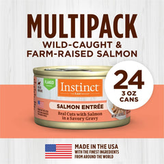 Instinct Flaked Entrée Wet Canned Cat Food - Salmon