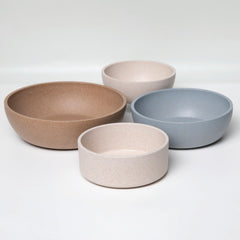 Loving Pets - Dolce Bamboo - Eco-Friendly Pet Bowls & Dishes for Dog, Cats, Puppy Food and Water Bowl -Sustainable and Dishwasher Safe, Made with Real Bamboo