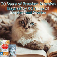 Chicken Soup for the Soul All Natural Premium Adult Dry Cat Food, Real Meat First Ingredient, No By-Products, Supports Heart, Gut & Immune Health, Chicken & Brown Rice