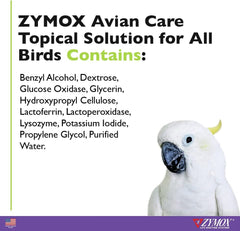 ZYMOX Avian Care Topical Solution w/o Hydrocortisone - 1.25 oz