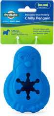 PetSafe Chilly Penguin, Freezable Dog Toy for Small Dogs, Fill and Freeze, Frozen Dog Toy to Fill with Treats, French Vanilla Scented, Interactive Pet Puzzle for Boredom or Separation Anxiety