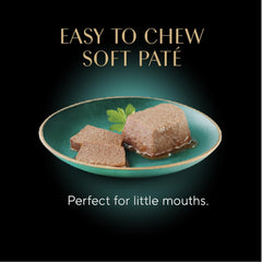 Sheba Perfect Portions Kitten Wet Cat Food Pate Chicken Entree, Twin-Pack Tray 1 Count, 2 Servings 2.6-oz(Pack of 12)