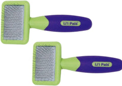 Coastal Pet Li'l Pals Dog Slicker Brush with Coated Tips - Dog Grooming Brush for Small Breeds & Puppies - One Size