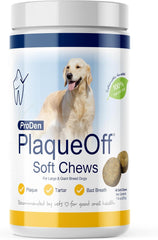 NaturVet ProDen PlaqueOff Soft Chews with Natural Kelp - for Large & Giant Breed Dogs - Supports Normal, Healthy Teeth, Gums, and Breath Odor in Dogs - 45 Soft Chews