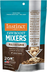 Instinct Raw Boost Mixers Multivitamin for Adult Dogs Freeze-Dried Food Topper