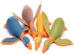 Multipet Dazzler Ducks Durable Plush Dog Toy, Colors May Vary 1 ea