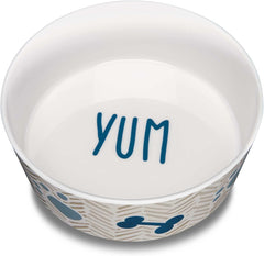 Loving Pets Dolce Moderno Yum Chevron Dog Bowl