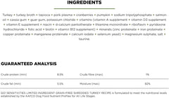 GO! DOG SENSITIVITIES LIMITED INGREDIENT GRAIN FREE SHREDDED TURKEY 12.5OZ, 12 PACK