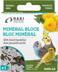 Mineral Block for Birds with Dried Dandelion, Calcium Supplement Bird Treat