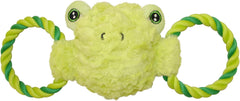 Jolly Pets Jolly Tug-a-Mal Frog Tug/Squeak Toy