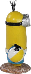 Penn-Plax Minions Officially Licensed Aquarium Ornament – Beach Buddy – Safe for Freshwater and Saltwater Fish Tanks – Small