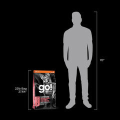 Go! Solutions Carnivore, Grain-Free, Protein Rich Dry Dog Food, Salmon and Cod Recipe