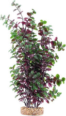 Fluval Aqualife Red Bacopa Plant, Plastic Aquarium Plant Decoration 14 in