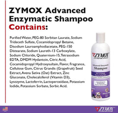 ZYMOX Advanced Enzymatic Shampoo - for Pets & Animals of All Ages: Cleans, Refreshes, Hydrates & Nourishes Dry Skin & Coat