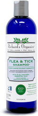 Richard’s Organics Flea and Tick Shampoo for Dogs – 100% All-Natural Actives Kills Fleas, Ticks and Repels Mosquitos – Gentle, Won’t Dry Skin, Great Smelling Essential Oils