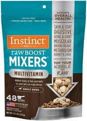 Instinct Raw Boost Mixers Multivitamin for Adult Dogs Freeze-Dried Food Topper