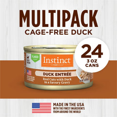 Instinct Flaked Entrée Wet Canned Cat Food Duck