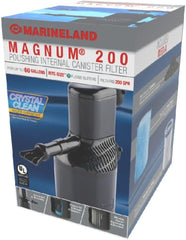 Marineland Magnum 200 Polishing Internal Canister Filter for 60 Gallons, Crystal Clean Water