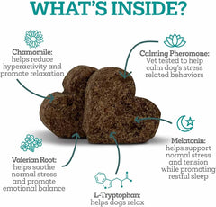 Triple Action Calming Sniffer Chews for Dogs, 60 Piece (008086)